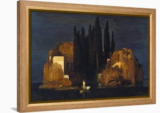 The Isle of the Dead (First Version), 1880-Arnold Bocklin-Framed Premier Image Canvas