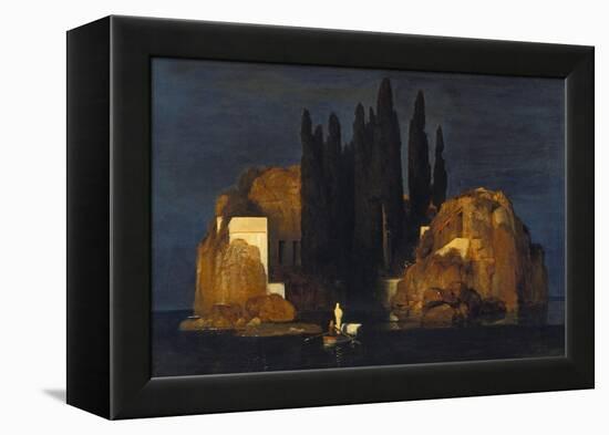 The Isle of the Dead (First Version), 1880-Arnold Bocklin-Framed Premier Image Canvas