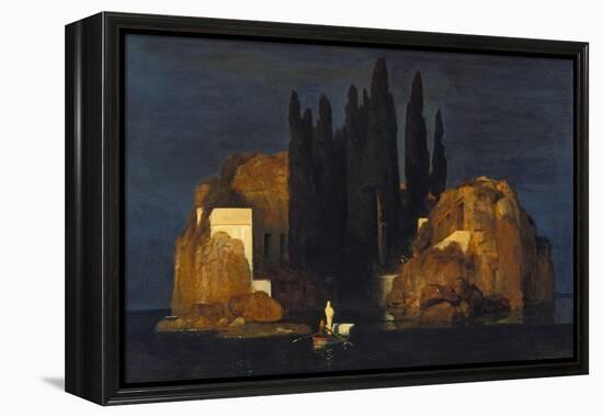 The Isle of the Dead (First Version), 1880-Arnold Bocklin-Framed Premier Image Canvas