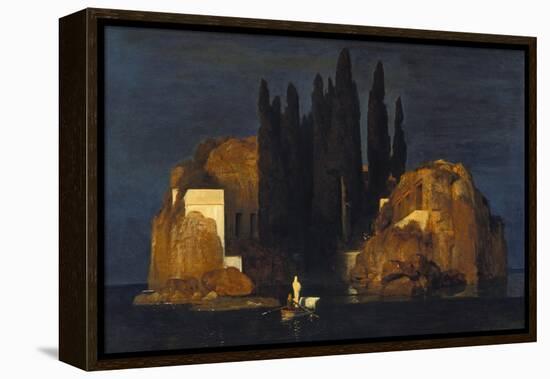 The Isle of the Dead (First Version), 1880-Arnold Bocklin-Framed Premier Image Canvas