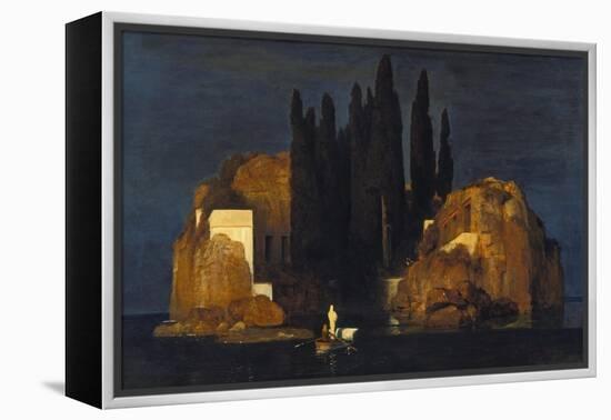 The Isle of the Dead (First Version), 1880-Arnold Bocklin-Framed Premier Image Canvas