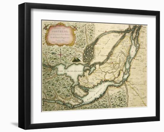 The Isles Of Montreal 1761-Vintage Lavoie-Framed Giclee Print