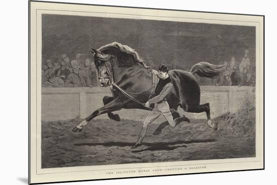 The Islington Horse Show, Trotting a Roadster-John Charlton-Mounted Giclee Print