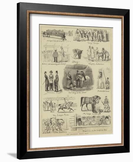 The Islington Horse Show-John Charles Dollman-Framed Giclee Print