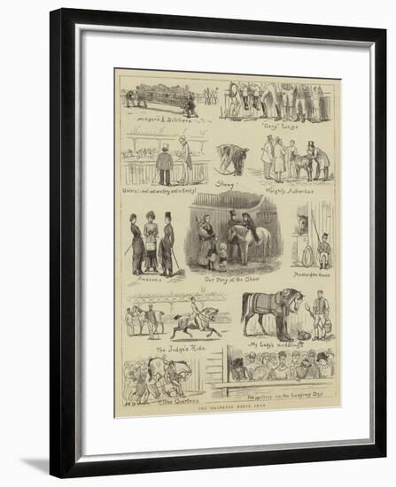 The Islington Horse Show-John Charles Dollman-Framed Giclee Print