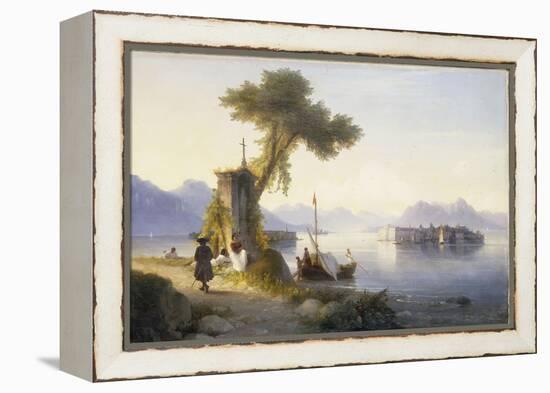 The Isola Bella on Lago Maggiore, 1843-Ivan Konstantinovich Aivazovsky-Framed Premier Image Canvas