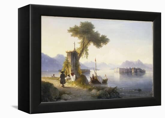 The Isola Bella on Lago Maggiore, 1843-Ivan Konstantinovich Aivazovsky-Framed Premier Image Canvas