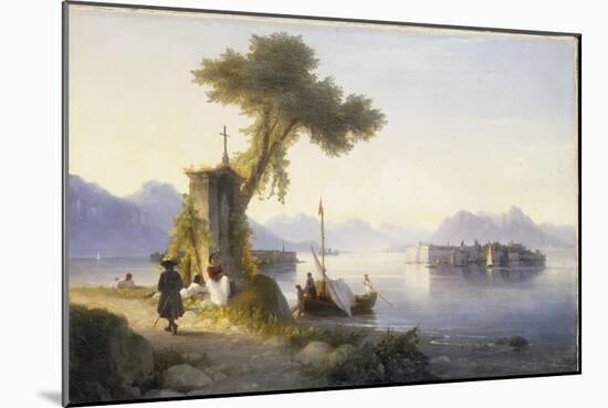 The Isola Bella on Lago Maggiore, 1843-Ivan Konstantinovich Aivazovsky-Mounted Giclee Print