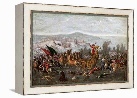 The Israelites Crossing the Red Sea (The Parting of the Red Sea)-Juan de la Corte-Framed Premier Image Canvas