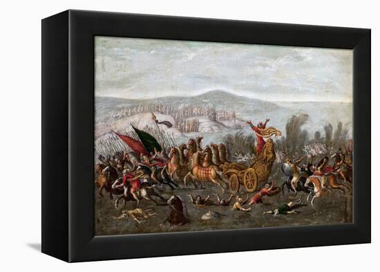 The Israelites Crossing the Red Sea (The Parting of the Red Sea)-Juan de la Corte-Framed Premier Image Canvas