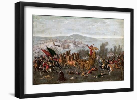 The Israelites Crossing the Red Sea (The Parting of the Red Sea)-Juan de la Corte-Framed Giclee Print