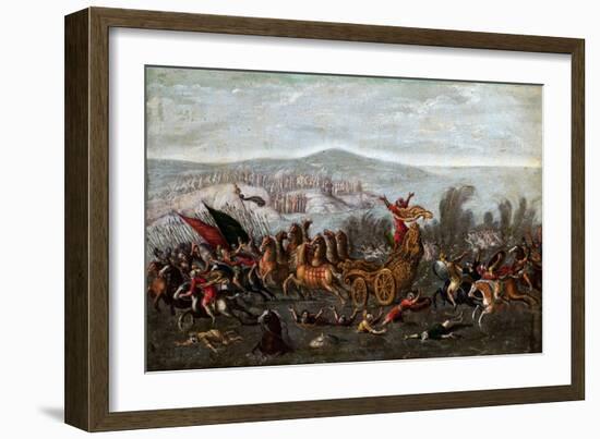 The Israelites Crossing the Red Sea, with Moses Parting the Waters-null-Framed Giclee Print