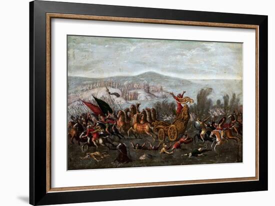 The Israelites Crossing the Red Sea, with Moses Parting the Waters-null-Framed Giclee Print