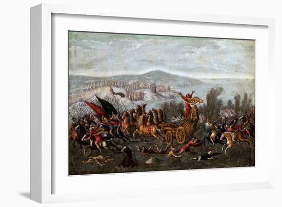 The Israelites Crossing the Red Sea, with Moses Parting the Waters-null-Framed Giclee Print