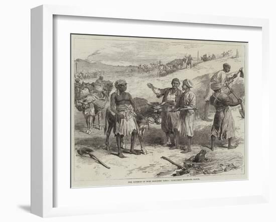 The Isthmus of Suez Maritime Canal, Labourers Removing Earth-Arthur Hopkins-Framed Giclee Print