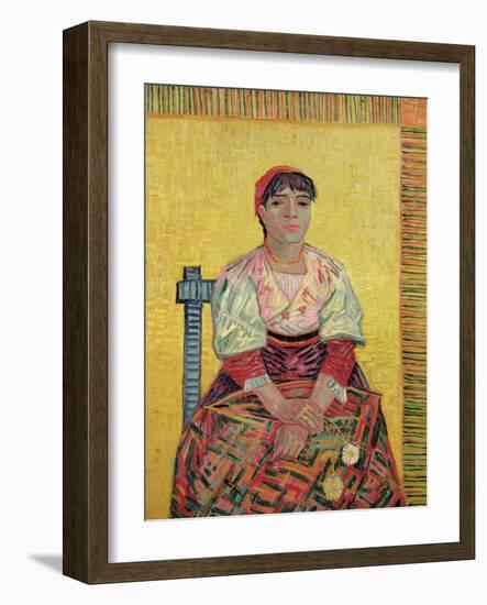 The Italian: Agostina Segatori, 1887-Vincent van Gogh-Framed Giclee Print