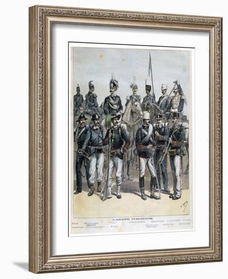 The Italian Army, 1892-Henri Meyer-Framed Giclee Print