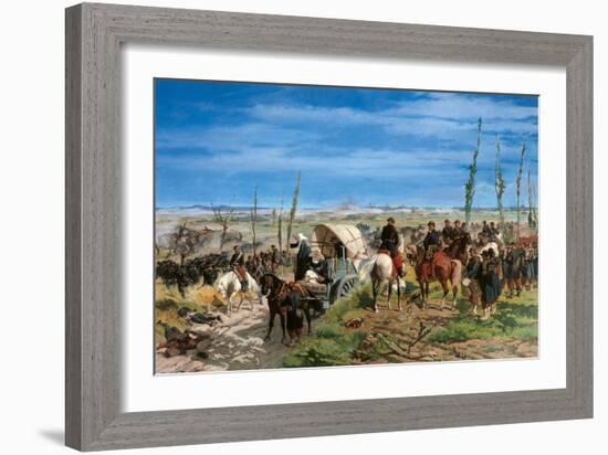 The Italian Camp at the Battle of Magenta-Giovanni Fattori-Framed Giclee Print