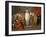 The Italian Comedians. Probably 1720-Jean Antoine Watteau-Framed Giclee Print