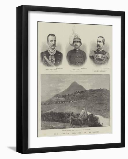 The Italian Disaster in Abyssinia-null-Framed Giclee Print