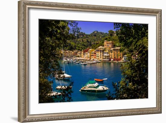 The Italian Fishing Village of Portofino, Liguria, Italy, Europe-Laura Grier-Framed Photographic Print