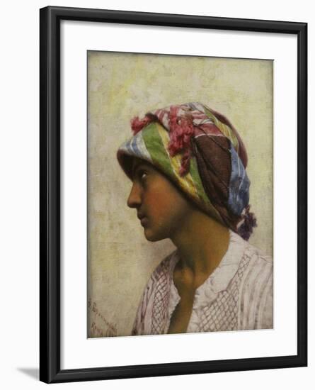 The Italian Girl, 1880-Feodor Andreyevich Bronnikov-Framed Giclee Print