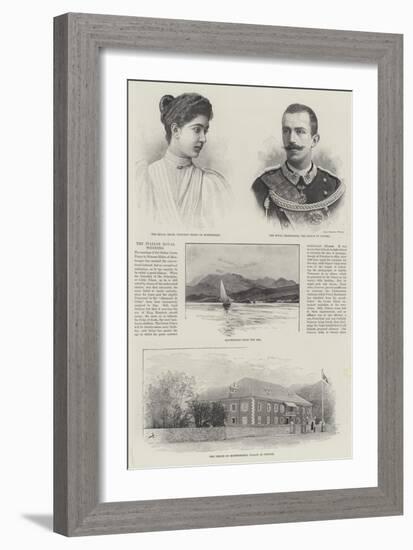 The Italian Royal Wedding-null-Framed Giclee Print