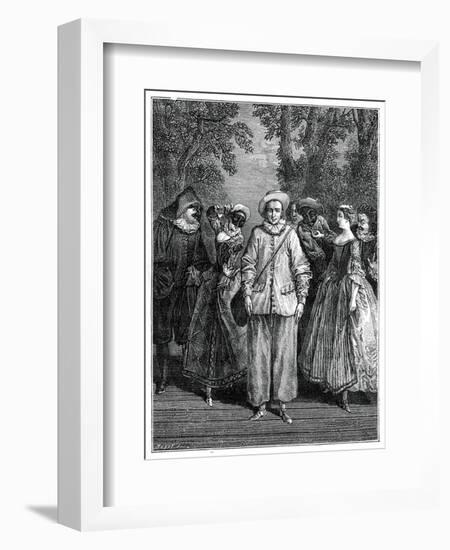 The Italian Theatre-Lancret-Framed Giclee Print