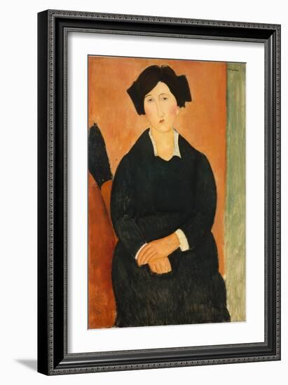 The Italian Woman, 1917-Amedeo Modigliani-Framed Giclee Print