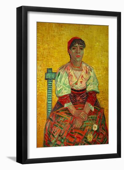 The Italian Woman (Agostina Segatori, Patron of the Cabaret, Le Tambourin), c.1887-Vincent van Gogh-Framed Giclee Print