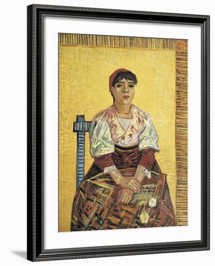 The Italian Woman-Vincent van Gogh-Framed Art Print