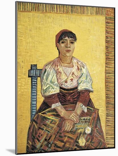 The Italian Woman-Vincent van Gogh-Mounted Art Print