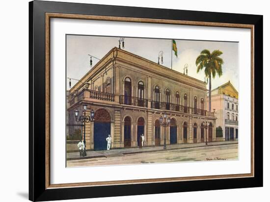 'The Itamaraty Palace - the Downing Street of Brazil', 1914-Edgar L Pattison-Framed Giclee Print