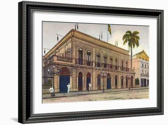 'The Itamaraty Palace - the Downing Street of Brazil', 1914-Edgar L Pattison-Framed Giclee Print