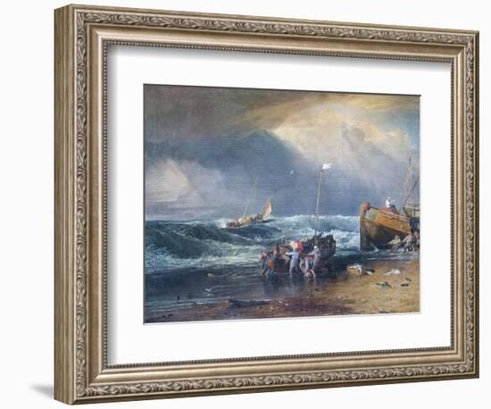 The Iveagh seapiece, 19th century-Joseph Mallord William Turner-Framed Giclee Print