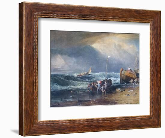 The Iveagh seapiece, 19th century-Joseph Mallord William Turner-Framed Giclee Print