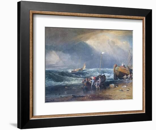 The Iveagh seapiece, 19th century-Joseph Mallord William Turner-Framed Giclee Print