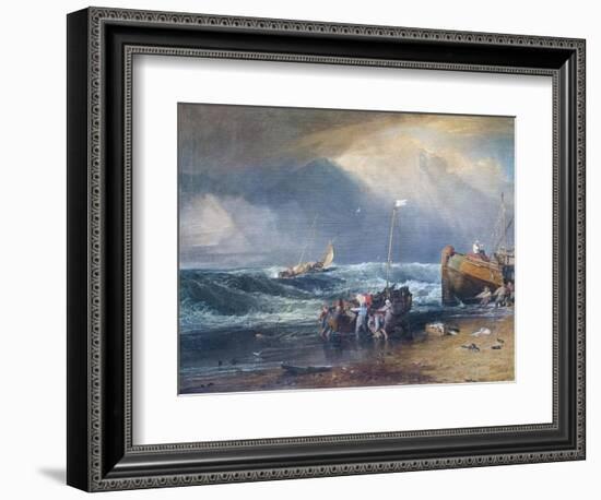 The Iveagh seapiece, 19th century-Joseph Mallord William Turner-Framed Giclee Print