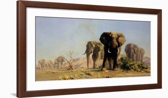 The Ivory Is Theirs-David Shepherd-Framed Art Print
