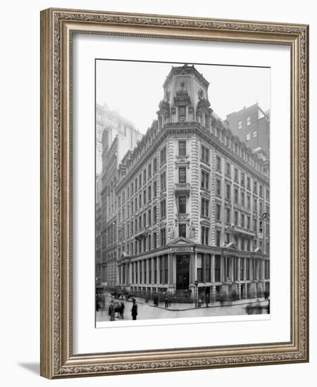 The J.P Morgan Building, New York City-null-Framed Art Print