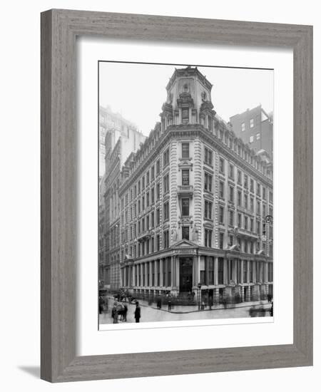 The J.P Morgan Building, New York City-null-Framed Art Print