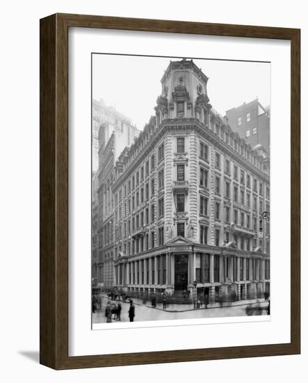 The J.P Morgan Building, New York City-null-Framed Art Print