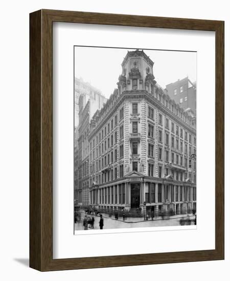 The J.P Morgan Building, New York City-null-Framed Art Print