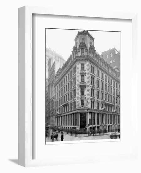 The J.P Morgan Building, New York City-null-Framed Art Print