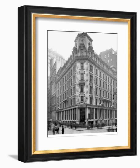 The J.P Morgan Building, New York City-null-Framed Art Print