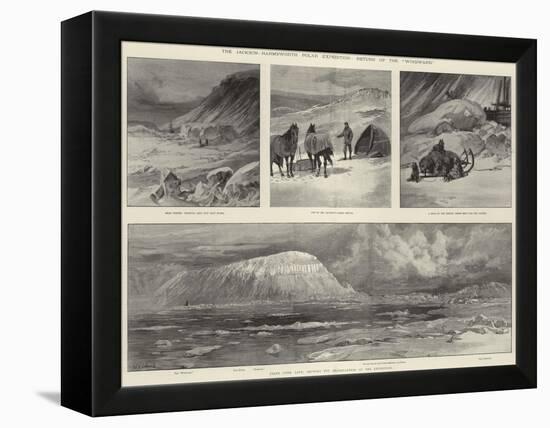 The Jackson-Harmsworth Polar Expedition, Return of the Windward-William Heysham Overend-Framed Premier Image Canvas