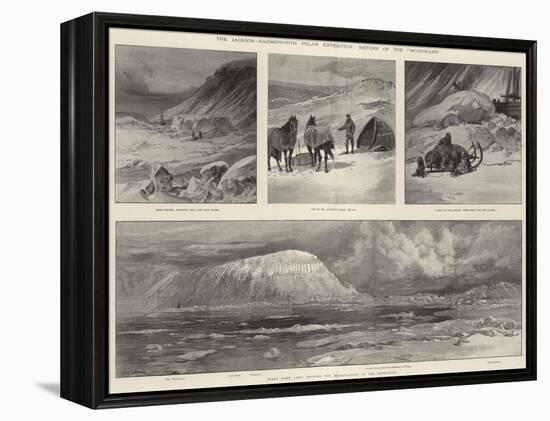 The Jackson-Harmsworth Polar Expedition, Return of the Windward-William Heysham Overend-Framed Premier Image Canvas