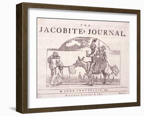 The Jacobite's Journal, 1774-William Hogarth-Framed Giclee Print