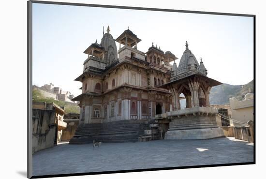 The Jagat Shiromani Hindu Temple, Dedicated to Shiva, Krishna and Meera Bhai-Annie Owen-Mounted Photographic Print