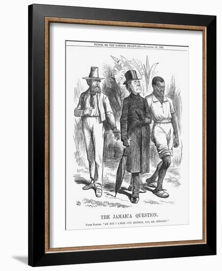 The Jamaica Question, 1865-John Tenniel-Framed Giclee Print
